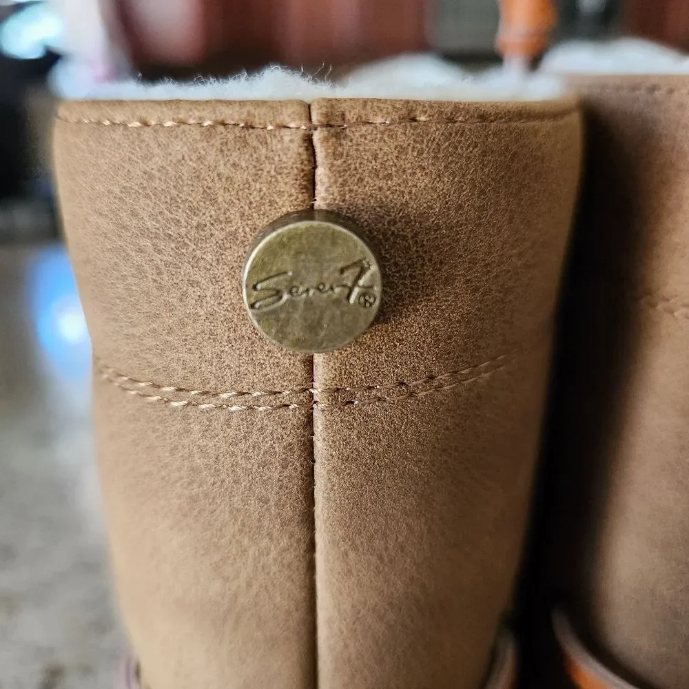Seven7 Womens Hollis Duckboot Chocolate Size 8